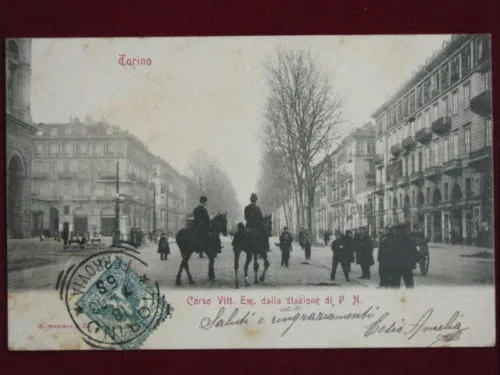 TORINO – CORSO Vittorio EMANUELE INIZI ‘900 VIAGGIATA #2179