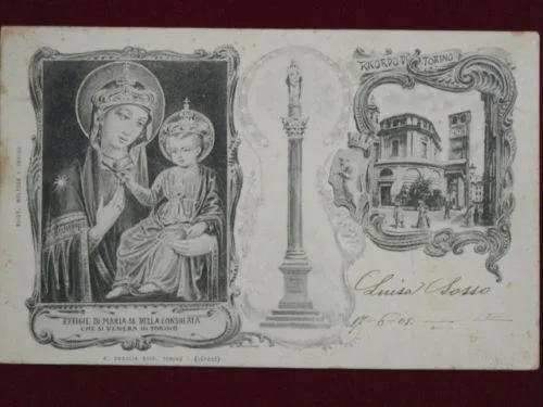 TORINO – CHIESA E S. MARIA INIZI 900 VIAGGIATA #2188