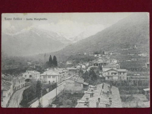 TORRE PELLICE (TO) S. MARGHERITA INIZI 900 VIAGGIATA #2189