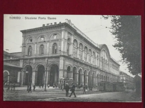 TORINO STAZIONE PORTA NUOVA ANNI 20 VIAGGIATA #2195