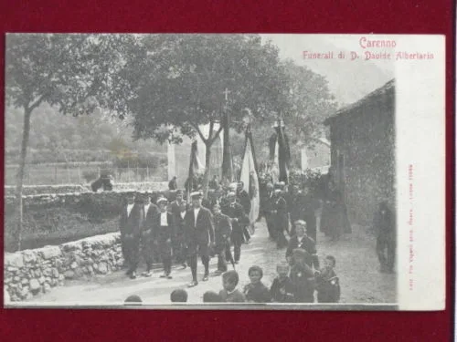CARENNO Don Davide Albertario Funerali NON VIAGGIATA #1937