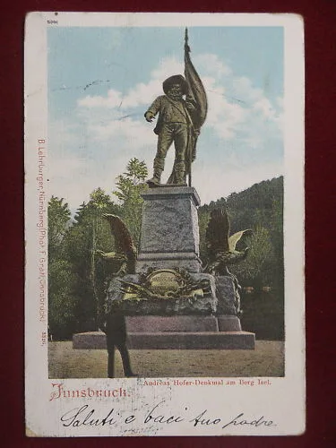 INNSBRUCK Monumento Austria viaggiata anni 10 #8323