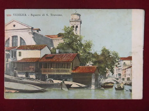 VENEZIA SQUERO SAN TROVASO “900 VIAGGIATA #5213