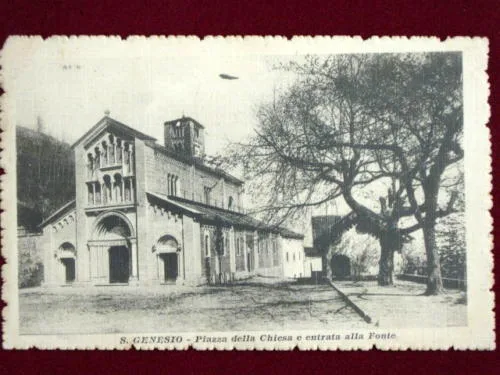 SAN GENESIO (TO) PIAZZA CHIESA ANNI 10 VIAGGIATA #2224