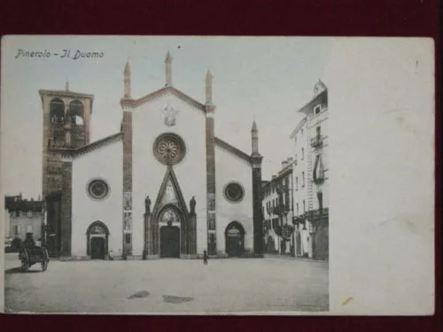 PINEROLO (TO) IL DUOMO INIZI ‘900 VIAGGIATA #2233