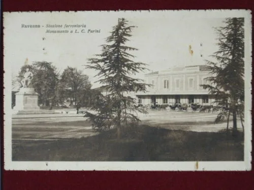 RAVENNA Stazione ferroviara viaggiata primi 900 #2269