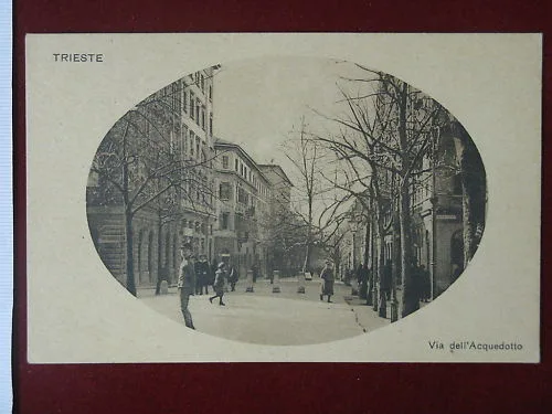TRIESTE Via dell’Acquedotto no viaggiata anni 20 #5780