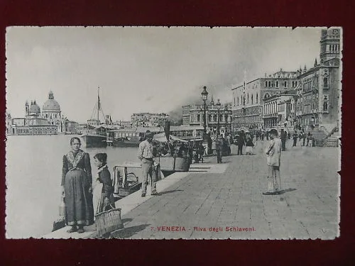 VENEZIA RIVA DEGLI SCHIAVONI NON VIAGGIATA #5234