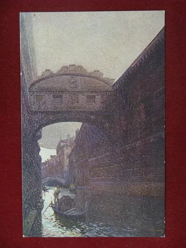 VENEZIA Ponte dei Sospiri non viaggiata illustrata “900 #10027