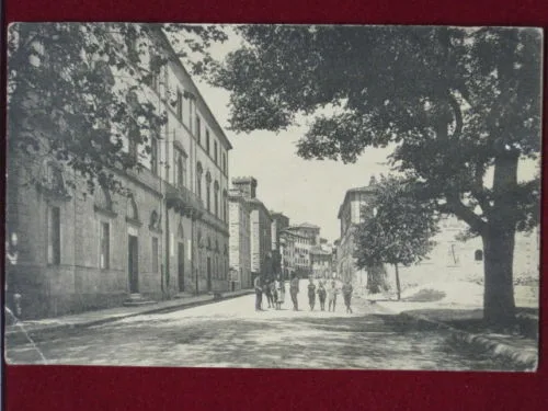 ARCIDOSSO Corso Vittorio Emanuele non viaggiata animata anni 20 #2380