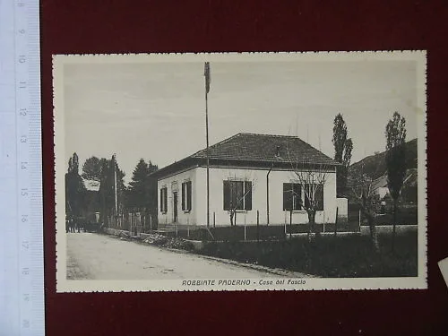 ROBBIATE PADERNO Casa Fascio no viaggiata anni 30 #3996