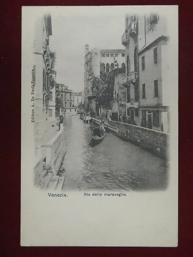 VENEZIA RIO DELLE MARAVEGLIE NON VIAGGIATA #5221