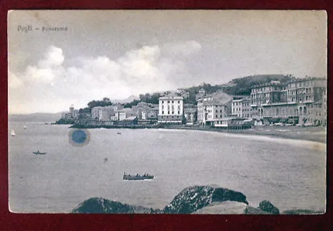 PEGLI Panorama non viaggiata anni 10 #2529
