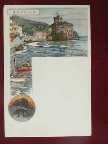 RAPALLO Illustrata viaggiata primi 900 #2711