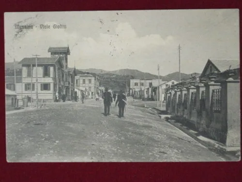 MESSINA PRIMA DEL DISASTRO ANNI 10 VIAGGIATA #2829