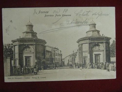 FAENZA Barriera Porta Ravenna viaggiata anni 10 #10973