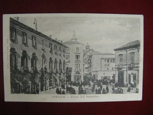 FOGGIA Piazza XX Settembre viaggiata anni 10 #10837