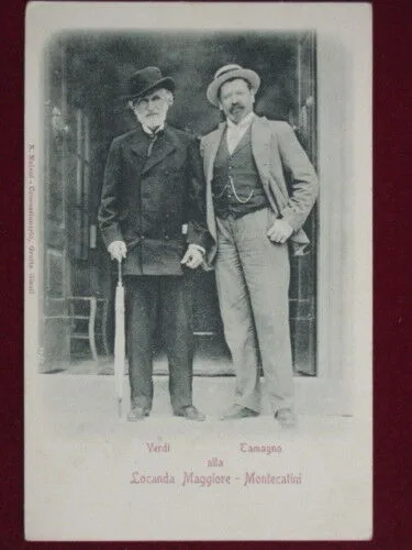 MONTECATINI G.Verdi alla Locanda Maggiore no viaggiata “900 #2972