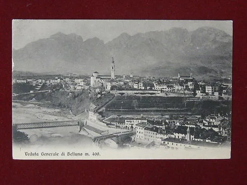 BELLUNO – VEDUTA GENERALE – “900 VIAGGIATA #3636