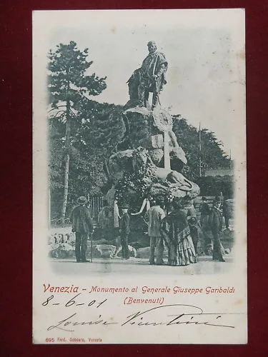 VENEZIA MONUMENTO GARIBALDI “900 VIAGGIATA #5233
