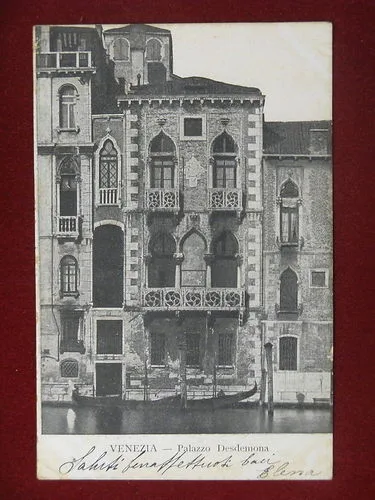 VENEZIA Palazzo Desdemona viaggiata anni 20 #10094