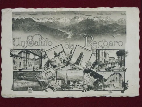UN SALUTO DA RECOARO Varie Vedute ANNI 30 VIAGGIATA #2022