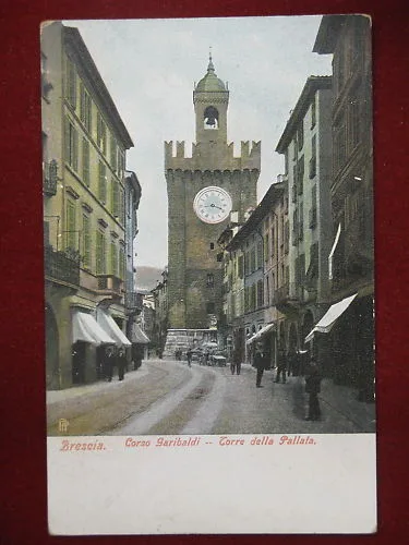 BRESCIA CORSO GARIBALDI ANNI 10 VIAGGIATA #4343