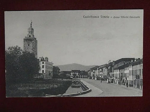 CASTELFRANCO VENETO Corso Vittorio Emanuele no viaggiata anni 20 #9607