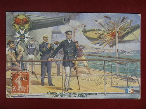 LEGION D’ONORE Francia illustrata viaggiata anni 10 f/p #8909