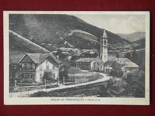 MOLINI DI FRACONALTO PANORAMA ANNI 50 VIAGGIATA #3340