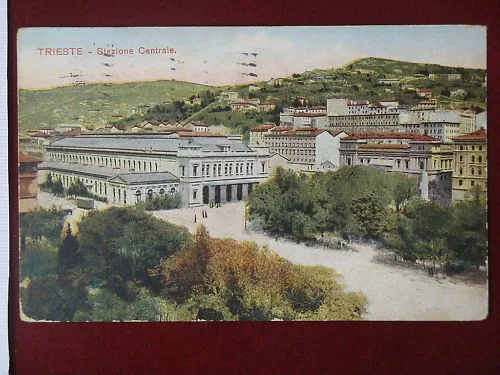 TRIESTE Stazione Centrale viaggiata anni 20 #5421