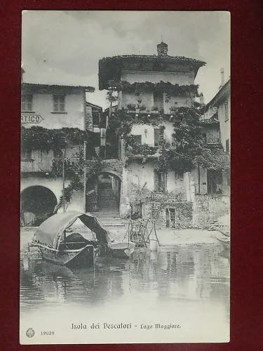 ISOLA DEI PESCATORI Lago Maggiore non viaggiata anni 10 #3486