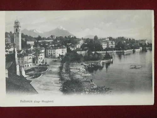 PALLANZA Lago Maggiore non viaggiata primi 900 #3491