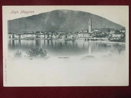 PALLANZA Lago Maggiore non viaggiata primi 900 #3493