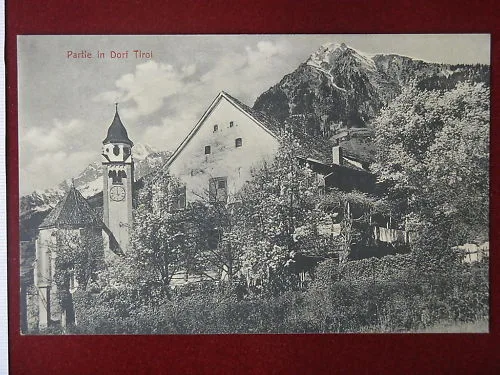 DORF TIROL  Veduta no viaggiata anni 10 #4553