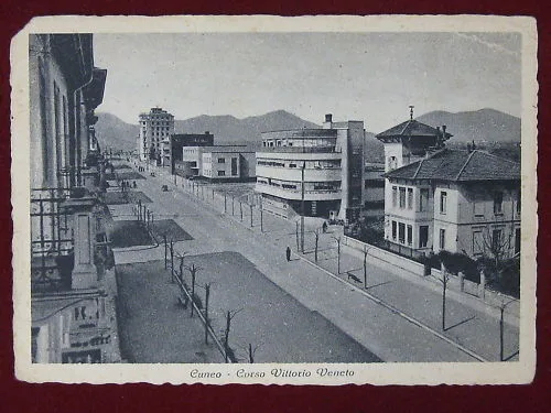 CUNEO CORSO VITTORIO VENETO NON VIAGGIATA #3828