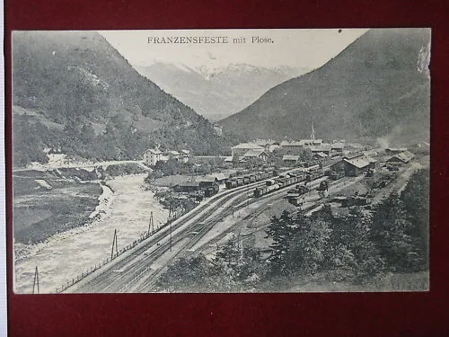 FORTE DI FORTEZZA Franzensfeste mit Plose viaggiata anni 20 #4546