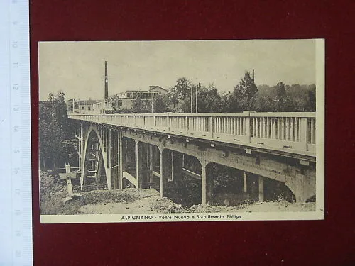 ALPIGNANO Ponte Nuovo viaggiata anni 60 #3939