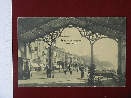 INTRA Lungo Lago Maggiore non viaggiata animata anni 10 #3971