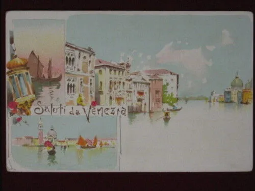 SALUTI DA VENEZIA illustrata no viaggiata “900#2951