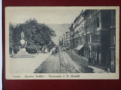 TRIESTE Giardini Pubblici viaggiata anni 20 #5800