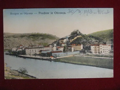 CROAZIA Pozdrav iz Obrovca viaggiata anni 10 #10260