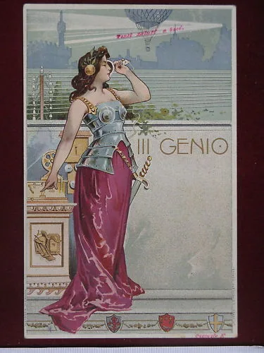 illustrata III° Reggimento GENIO viaggiata “900 #4914