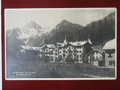 DOBBIACO Albergo Ploner no viaggiata anni 10 #4550
