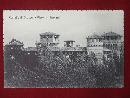 CASTELLO DI GRAZZANO VISCONTI NON VIAGGIATA #4348