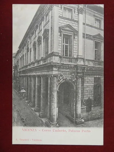 VICENZA CORSO UMBERTO Palazzo Porto NON VIAGGIATA #5174