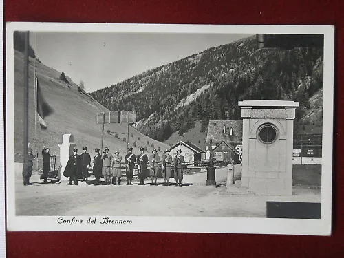 BRENNERO Confine animata viaggiata anni 30 #4561