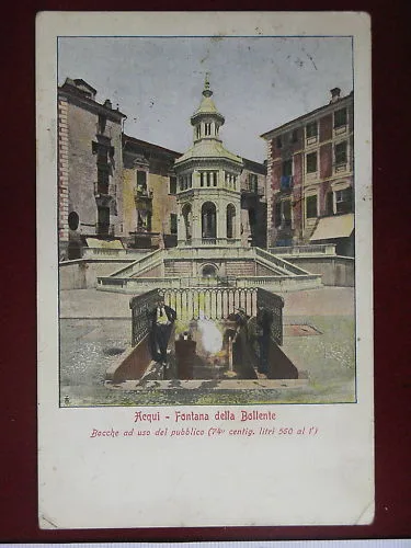 ACQUI Fontana della Bollente viaggiata “900 #4672
