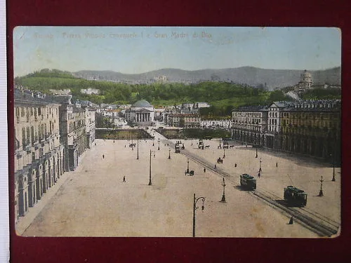TORINO Piazza Vittorio Emanuele I viaggiata anni 10 #4727