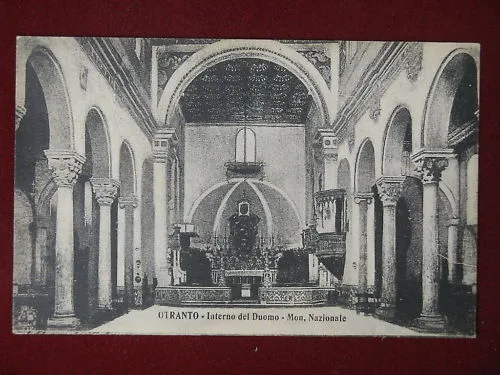 OTRANTO Interno Duomo NON VIAGGIATA #6488